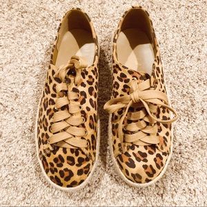 Leopard Flatform Shoes